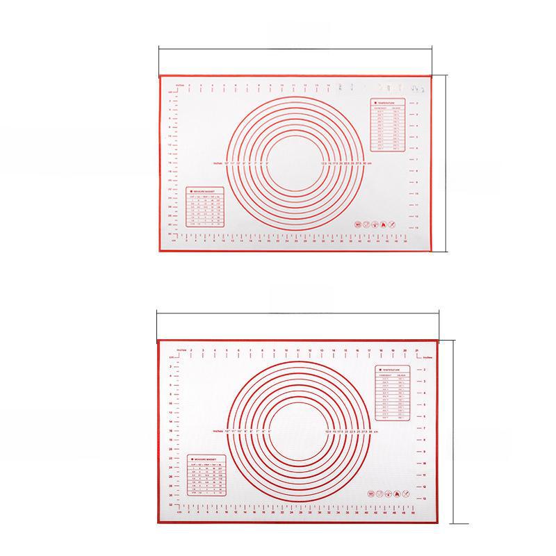 Xuanjun Platinum Silicone Kneading, Baking, and Chopping Pad, Thickened 40x60cm