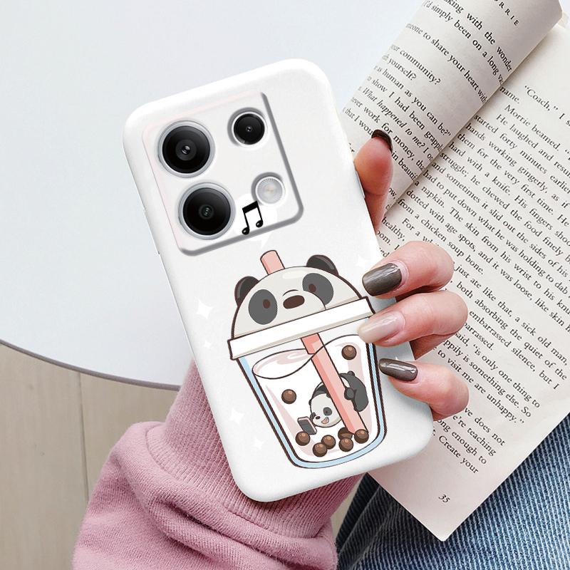Case For Redmi Note 13 Pro 4G 5G Cute Heart Flower Back Cover Soft Silicone Matte Protective Fundas For Redmi Note13 Pro Bumper
