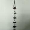 Japanese Style Metal Tulip Rain Chain 7 Cups Hanging Rain Chain for Gutters Flower-shaped Directs Water Rainwater Diverter Chain