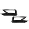 Front Bumper Lower Fog Light Grille Glossy Black Stylish Look Lower Fog Lamp Grille Cover for AD Pre