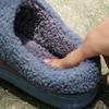 Men's Winter Plush Outdoor House Slippers - Fleece Lining, Memory Foam and Tpr Anti-Slip Sole, Windproof, Warm and Comfortable