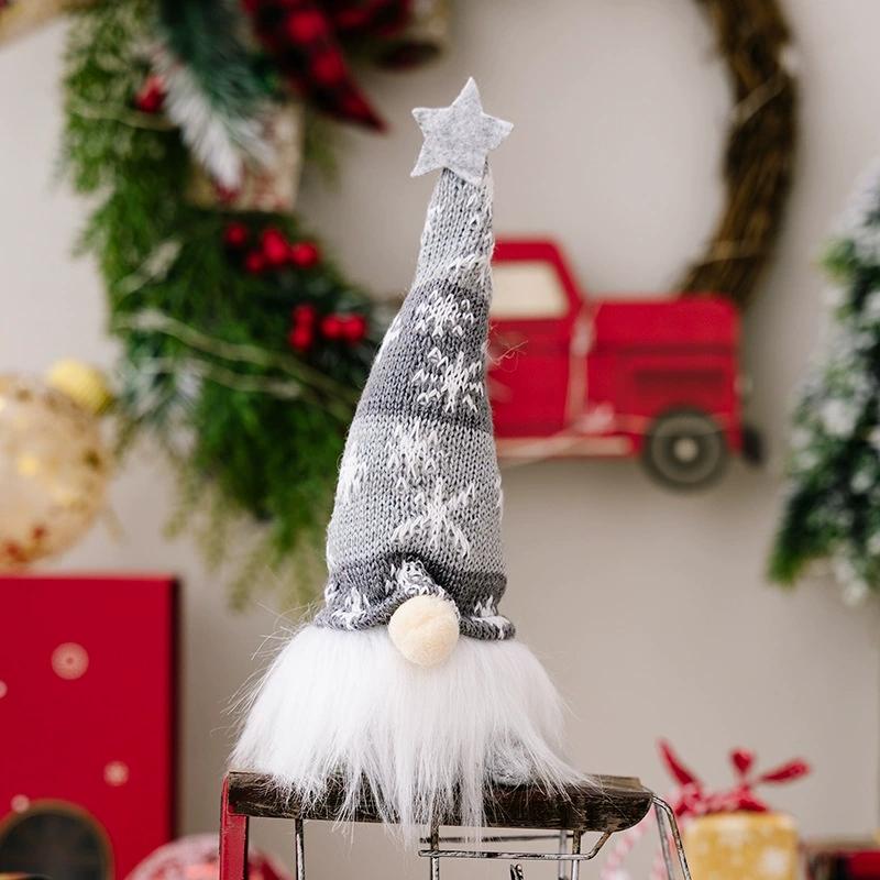 Christmas Glowing Gnome Faceless Doll With Lights Series Xmas Atmosphere Festival Home Decoration New Year Rooms Ornaments Gifts