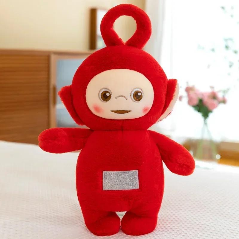 

30cm The-Teletubbies Cartoon Plush Toy Appease Rag Catcher Cute Stuffed Doll Room Decoration Boy Girl Birthday Halloween Gift 30cm красный