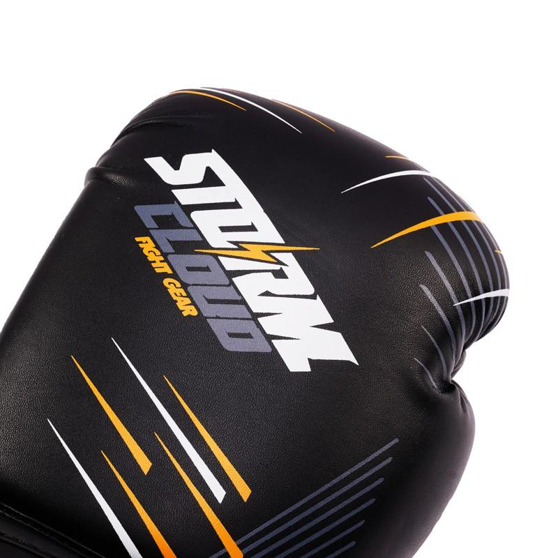 StormCloud StarFall Boxing Gloves Black/Yellow 14oz