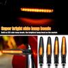 4Pcs Motorcycle Turn Signal Light Universal 12LED Front Rear Flowing Turn Lights Professional Sequential Indicator Running Lamp