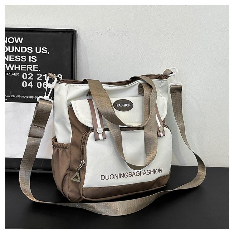 Canvas bag women's summer large-capacity bag tote bag tooling outdoor messenger bag