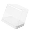Figures Display Storage Case Transparent Cover Dustproof Stackable Figure Collection Box White