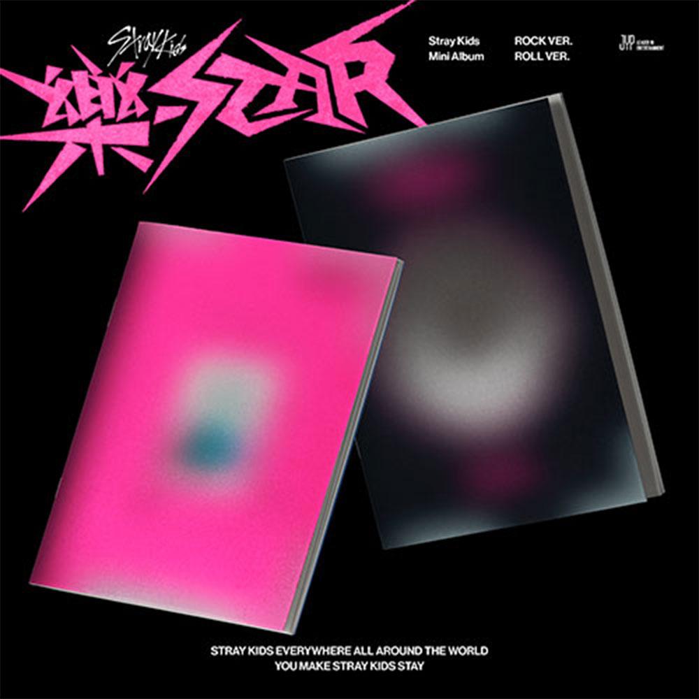 Stray Kids Mini Album- Rock Star (ROCK Ver., ROLL VER.)