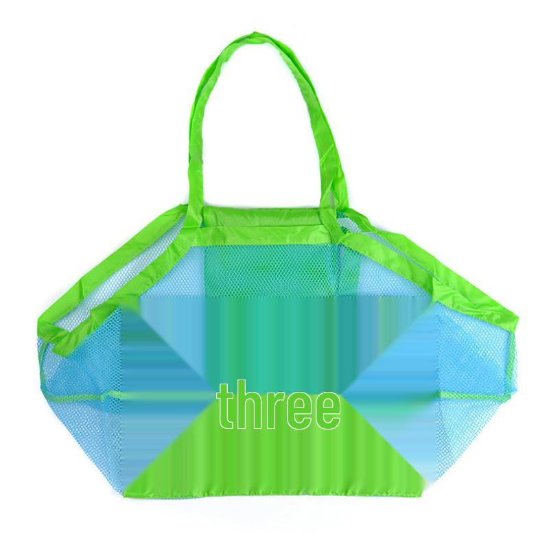 Foldable Mesh Beach Bag for Kids' Toys & Sand Tools - Quick Storage Solution