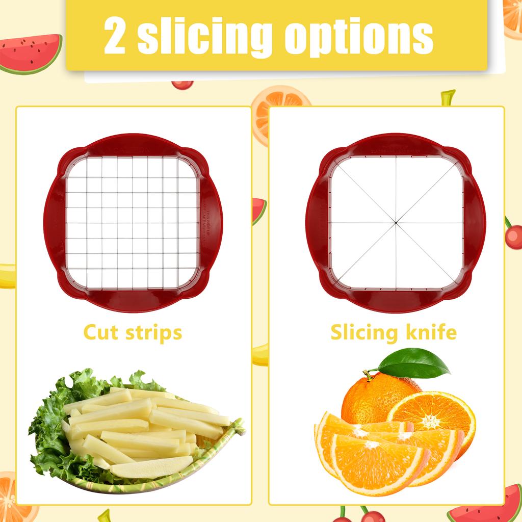 Fruits Slicer Cup Fruits Slicer Fast Cutting Several Slicing Options Even Slicing Cutter Precise Core Removal for Apples Pears