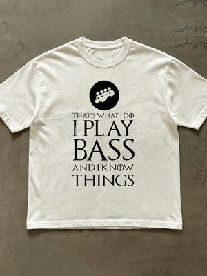 White T-Shirt Local Funny Bass Guitar Gift T Shirt Loose Style Unisex Short Sleeved Casual And Comfortable S XXXL Crew Neck Drop Valentine'S Day Chris