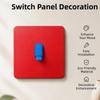 1/2/3 Gang Light Switch Cover 86 Type 3D Printed Console-shaped Switch Cover Creative Removable Switch Frame Cover