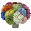 Woolen Cloth Embroidered Ball Flower Hand Moisturizing 3D Design Artificial Flowers Large Size 176pcs Leaves Hydrangea Flowers