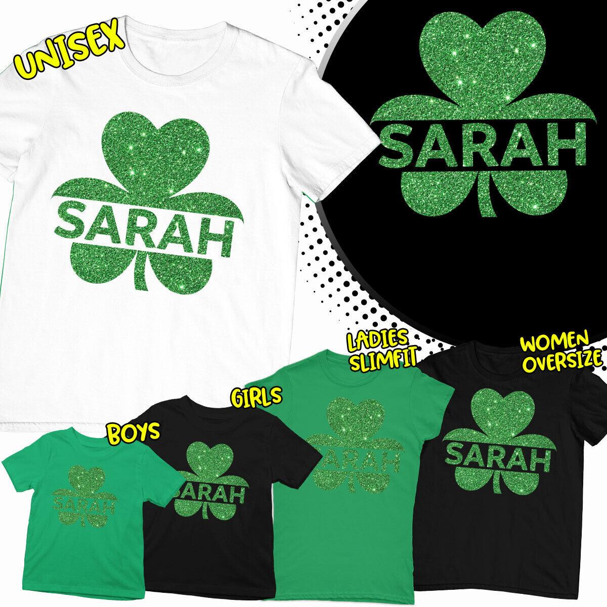 

Personalised Shamrock St Patricks Day Irish Paddys Ireland 100% Cotton T-shirt Mens Tees Tops Tee Top #SPD 2XL