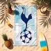 Tottenham Hotspur FC (5) Tema Paplūdimio rankšluostis Atsparus smėliui Minkštas ir patogus Tinka baseinui, stovyklavimui, jogai ir nardymui Kelioninis