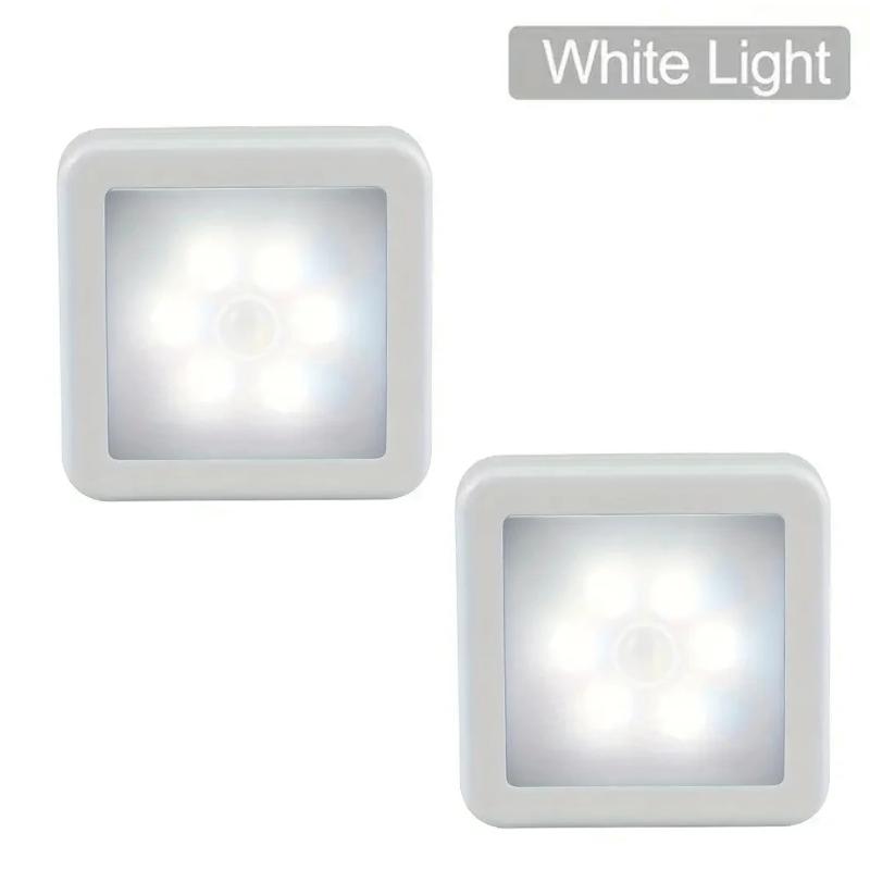 LED Night Light Motion Sensor with LED Light Lamps Night Light Wireless Lamp for Bedside Table Bedroom Bathrooms Corridors Kitchens Wardrobes