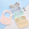 1 יחידה מטליות גיהוק לתינוק חדש, סינר בנדנה לתינוק, סינר האכלה מכותנה לתינוק, מגבת רוק רכה לילדים, בנים, בנות