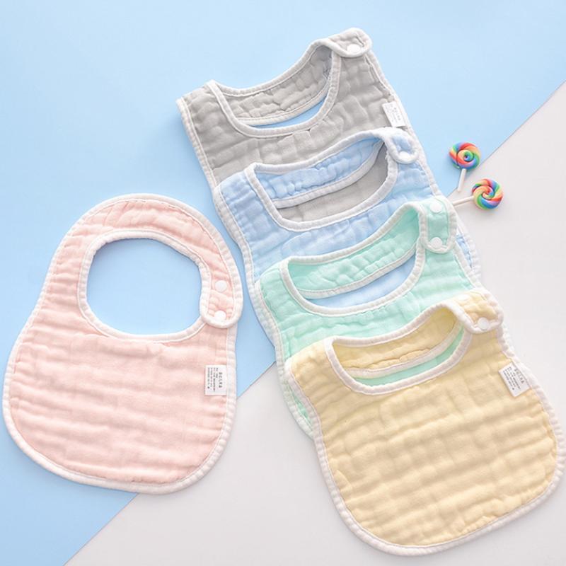 1 יחידה מטליות גיהוק לתינוק חדש, סינר בנדנה לתינוק, סינר האכלה מכותנה לתינוק, מגבת רוק רכה לילדים, בנים, בנות