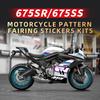 Used For CFMOTO 675SR Motorcycle Fairing Stickers Kits Motor Bike Head Area Can Choose Pattern