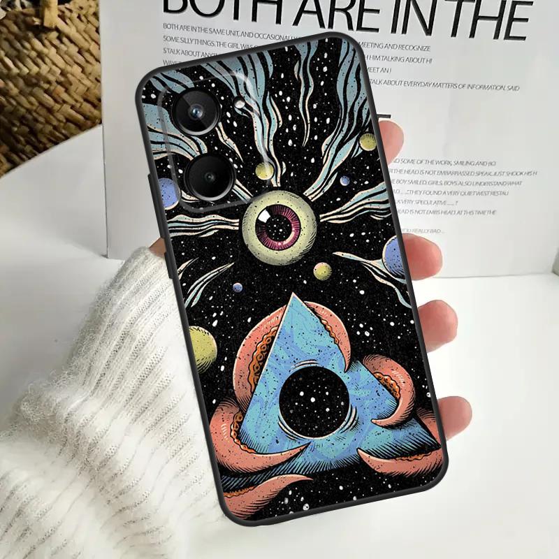 Eye Illustration For Realme GT7 Pro GT6 C75 C61 C67 C63 C71 C55 C51 C65 C53 10 11 12 13 14 15 Pro Plus Case