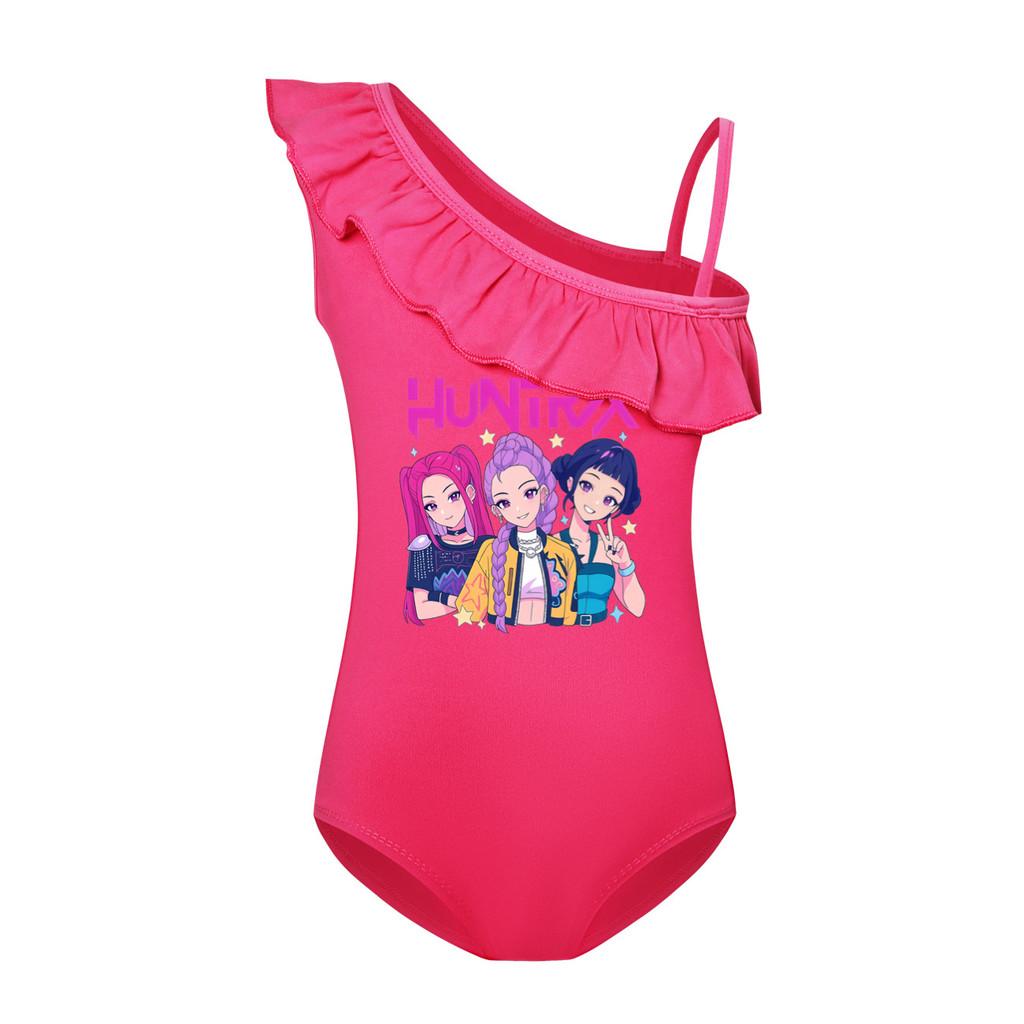5025 Kinder Mädchen Rumi Mira Zoey Druck Badeanzug Schwimmen Einteiler Bodysuit Bademode