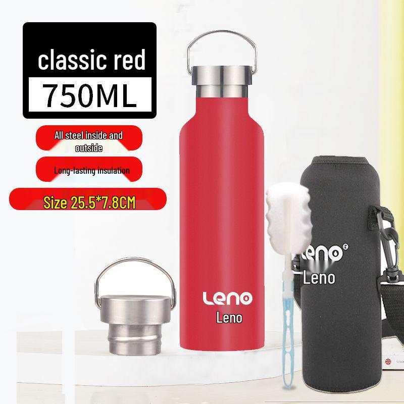 316 Stainless Steel Vacuum Insulated Sports Bottle - Double-Layer, Wide Mouth, Portable American Style