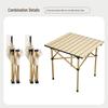 DEERWAY Outdoor Portable Table & Chair Set