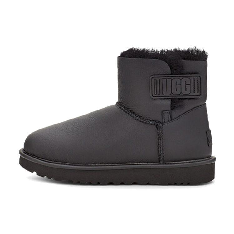 UGG Mini Bailey Logo Strap 'Black' Women's 1123623-UMBL