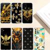 MH20 Bees Cartoon Case for Motorola E7 G6 G7 G8 G9 Plus Power Play G10 G20 G04 E30 E40 E22 E20 E13 E15 G22 G23 G05 G75 G35 G55