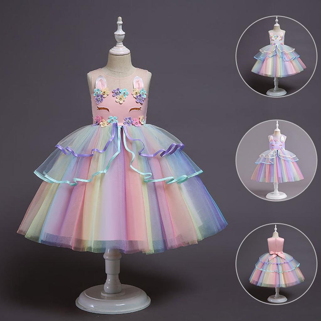 Girls Princess Gown Performance