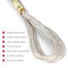 24pcs Silver Glossy Embroidery Floss Glitter Thread HandMade Yarn Cross Stitch Threads  DIY Craft