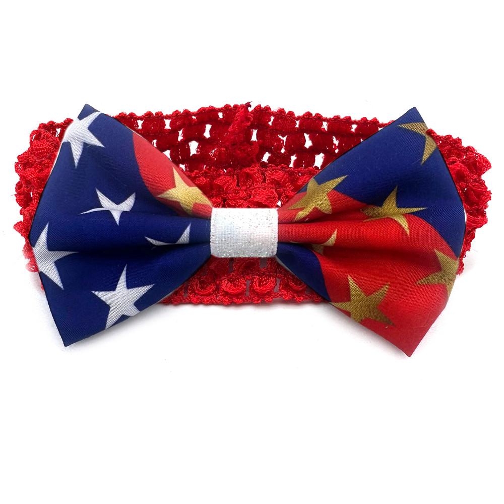 30/50pcs Pet Grooming Dog Bowties American Independence Day Bowties Grooming Collar for Small Middle Large Dog Pet Supplies