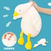 New Big White Goose Plush Toy Cute Doll Bed Long Throw Pillow Bedside Sleeping Backrest Side Sleeping Pillow