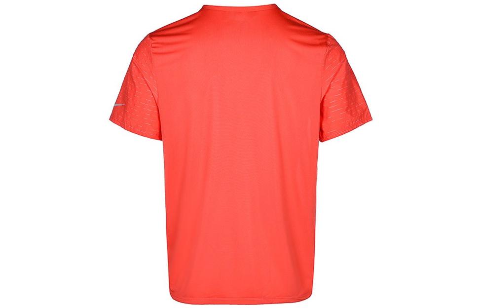 Nike T Shirts Men's Orange Crew Neck Moderate Straight Fit DD4852-814