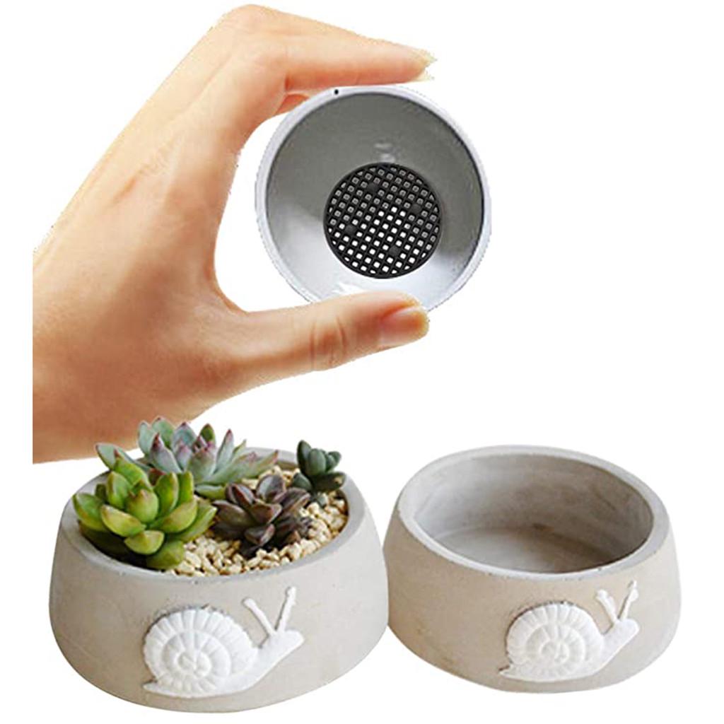 50PCS Flower Pot Hole Mesh Pad Bottom Mat Breathable Drainage Gasket Net