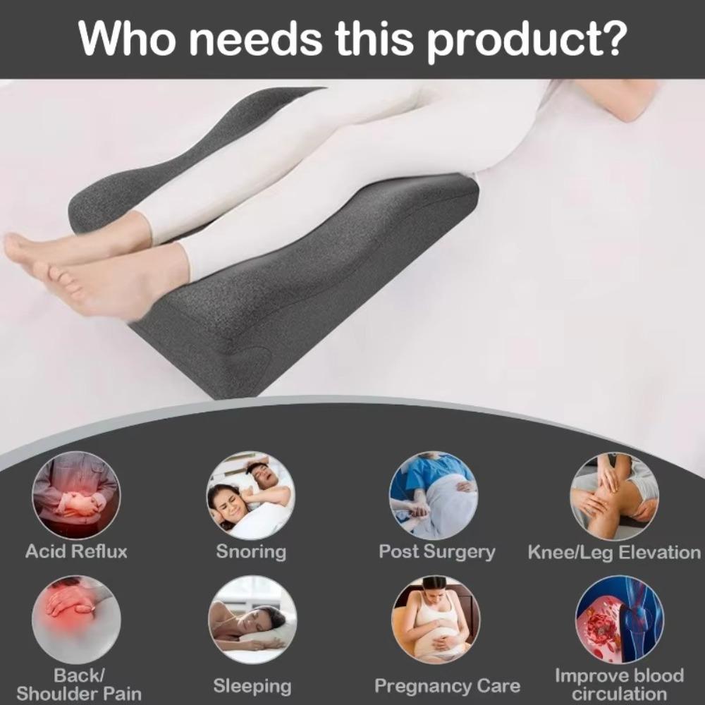 Oreiller à Mémoire de Forme Relaxation Coussin Support Oreiller de Sommeil Nouveau Oreiller pour Jambes Genoux