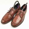 Vintage 1980s Randcraft Handmade U-Tip Goodyear Business Shoes Brown size 25.5-26.5 Men's(USED)