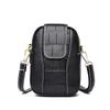 IELGY Korean Version Trendy One-Shoulder Messenger Vertical Mobile Phone Bag