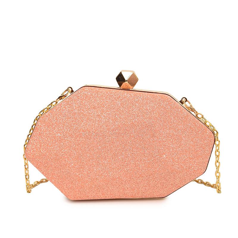 

Сумки сумки женские 2025 новые европейская и американская мода яркая звезда сумка через плечо ins интернет-знаменитость ретро цепочка вечерняя сумка розовый