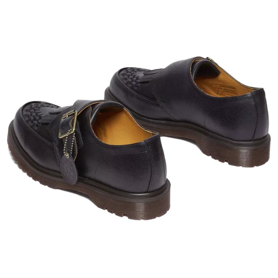Dr. Martens Leather Fashion Comfortable Low-Top Casual Shoes Unisex Casual Shoes Black 31510001