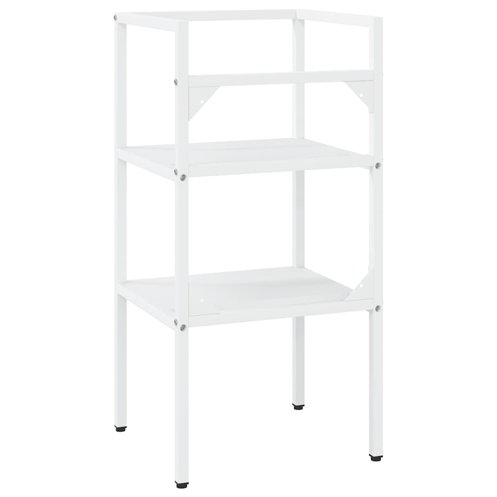 Bathroom Vanity Stand White 40 X 38 X 83 Cm Iron