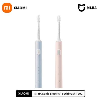 Mijia Sonic Electric Toothbrush T200 Type-C Charging IPX7 Water Proof Antibacterial Bristles Xiaomi Toothbrush