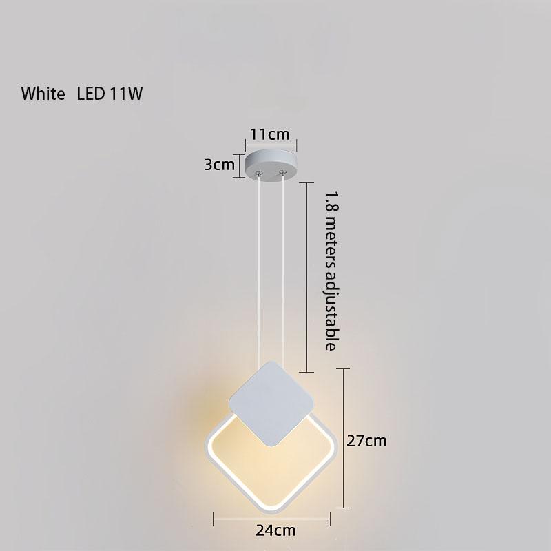 Nordic Lights Led Pendant Ceiling Lamp Living Dining Room Bedroom Bedside Lamp Home Decor Chandelier  Kitchen Bar Light Fixture