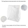 Waterproof Insulated Lunch Box Storage Picnic Paper Bag for Kids Women Men (White)