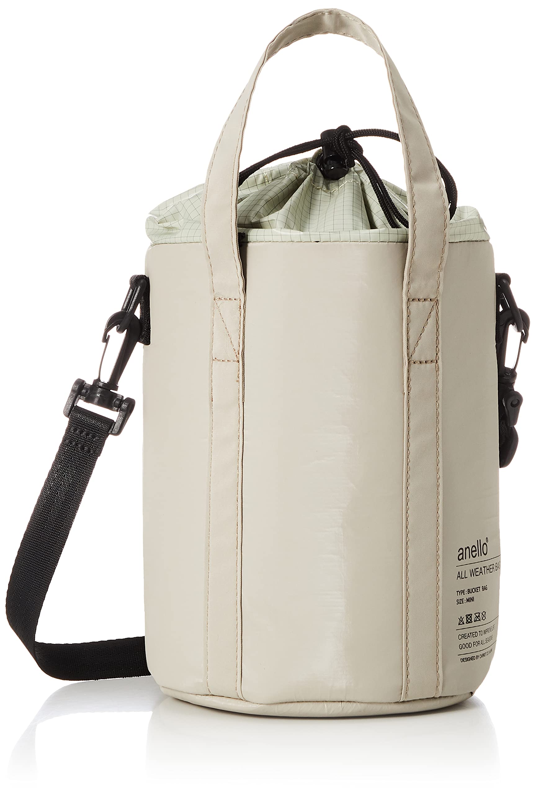 

Shoulder water 2WAY AIR light gray [Anello] bag, crossbody, repellent, lightweight, ATT0635,