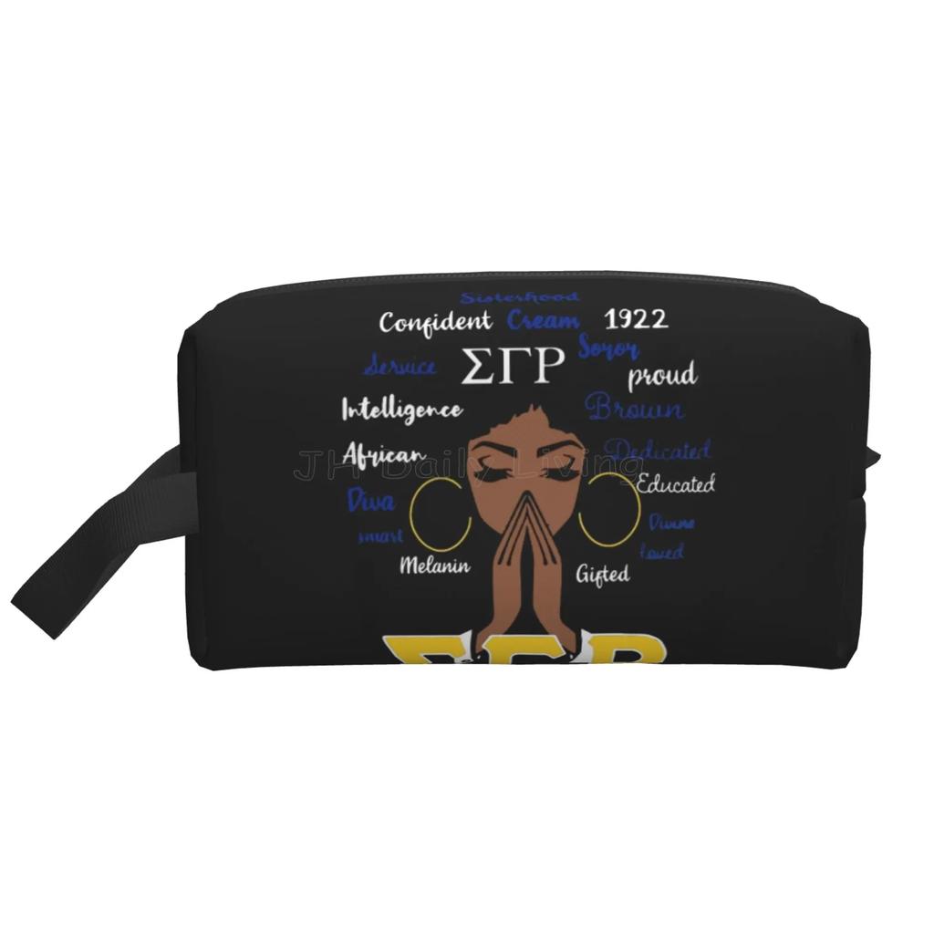 Sigma Gamma Rho 1922 Storage Bags Large Capacity Travel Toiletry Bag Women Girls Cosmetic Bags Men Waterproof Makeup Bag