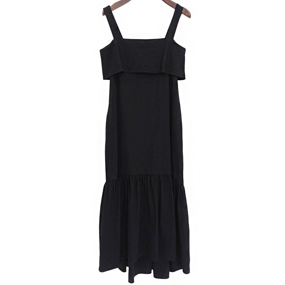 Theory Women's Linen Sleeveless Dress, Black, Size S, 01-2105203-050-902 dress S blackUsed