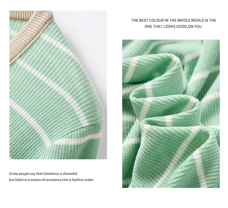Striped Knitted T-Shirt