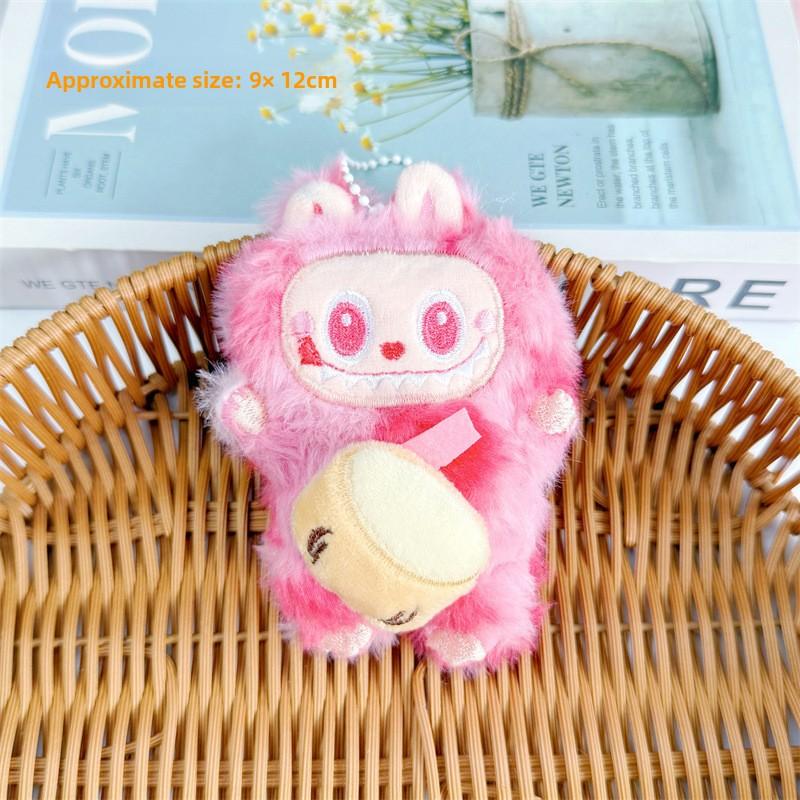 Quietschendes Farbiges Plüschanhänger Anhängerpuppe Maschinenpuppe