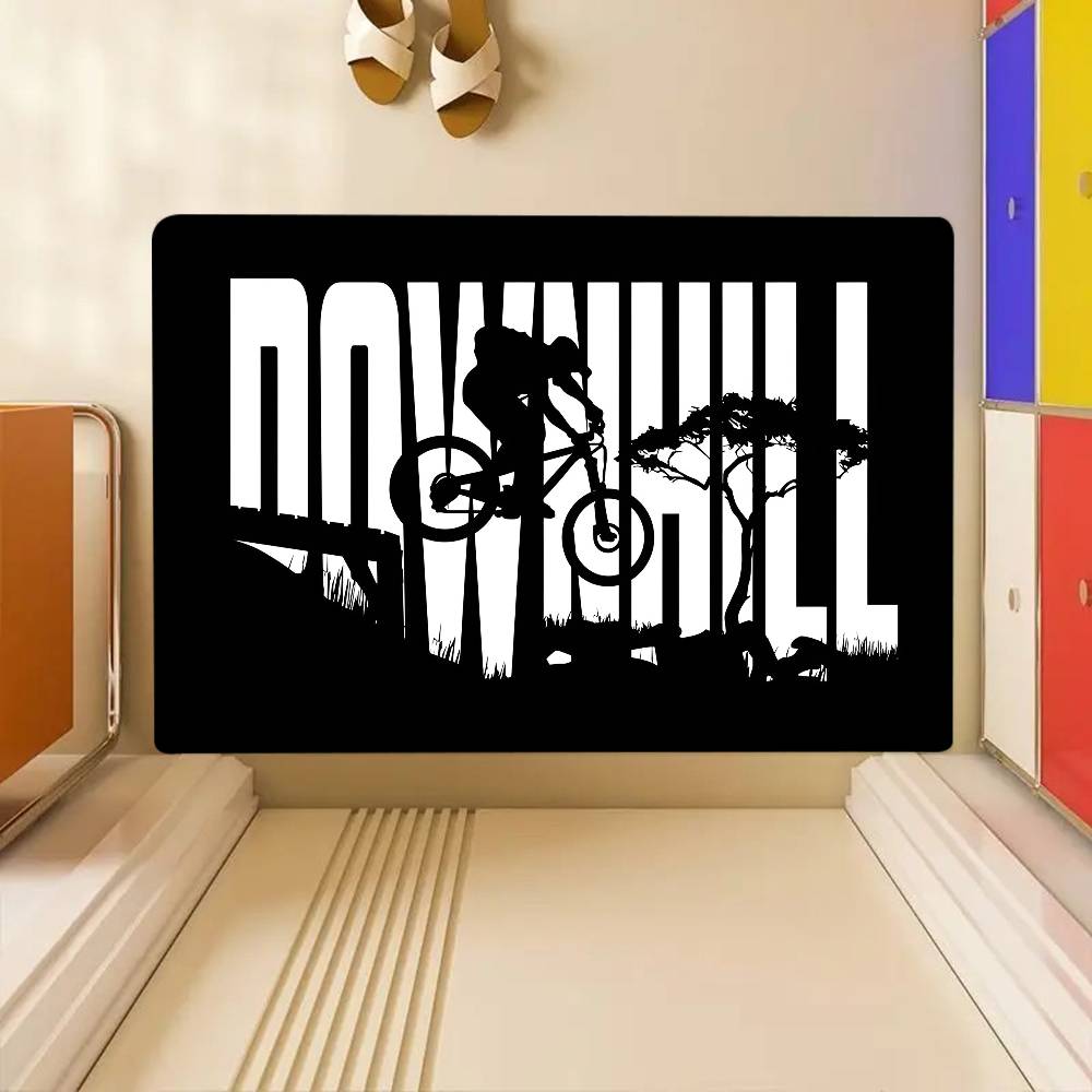 Downhill Mountain Biking Floor Mat Suitable For Living Room Kitchen Bathroom Non-slip Mat Household Foot Mat